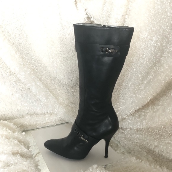 BCBGMaxAzria Shoes - BCBGMAXAZRIA 100% Real Genuine LEATHER MID CALF High BOOTS